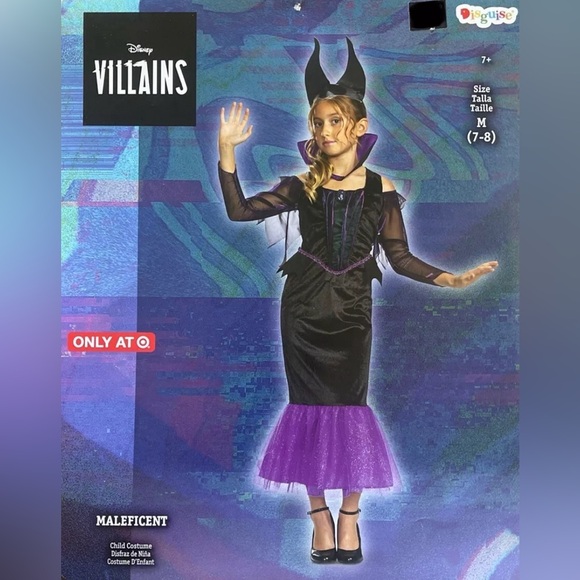 Disney Maleficent Funko Pop! Masks Mask Girls Villains Dress Size 7/8 bundle New - Picture 10 of 11